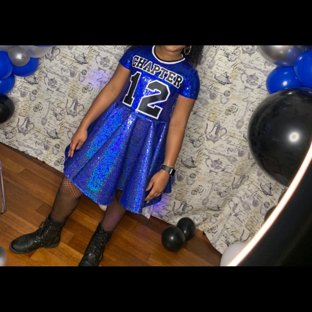 Sequins “Chapter 12” Royal Blue Dress